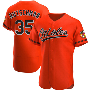 Adley Rutschman Men's Authentic Baltimore Orioles Orange Alternate Jersey