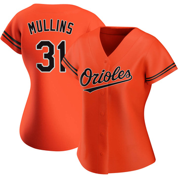 Cedric Mullins Women's Authentic Baltimore Orioles Orange Alternate Jersey