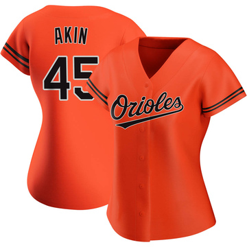 Keegan Akin Women's Replica Baltimore Orioles Orange Alternate Jersey