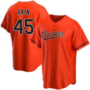 Keegan Akin Youth Replica Baltimore Orioles Orange Alternate Jersey