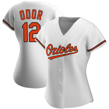 Rougned Odor Women's Authentic Baltimore Orioles White Home Jersey