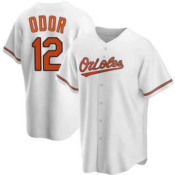 Rougned Odor Youth Replica Baltimore Orioles White Home Jersey