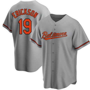 Scott Erickson Youth Replica Baltimore Orioles Gray Road Jersey