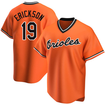 Scott Erickson Youth Replica Baltimore Orioles Orange Alternate Cooperstown Collection Jersey