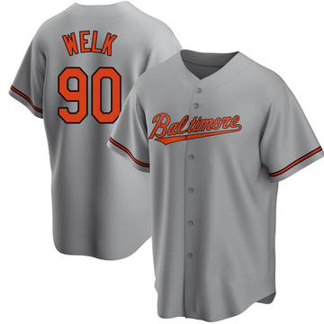 Toby Welk Youth Replica Baltimore Orioles Gray Road Jersey